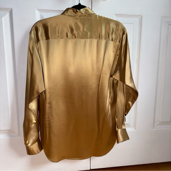 Talbots 100% silk shirt - Picture 7 of 11